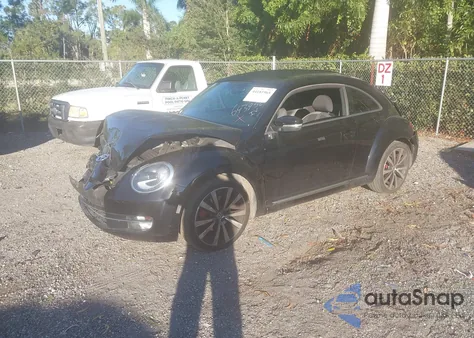 2012 Volkswagen Beetle 2.0T из США, поврежденный, VIN 3VWV67AT7CM643952